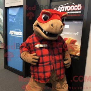 Rust Komodo Dragon maskot...