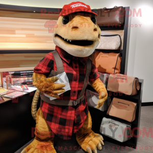 Rust Komodo Dragon mascot...