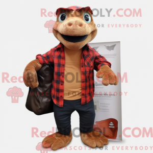 Rust Komodo Dragon mascot...