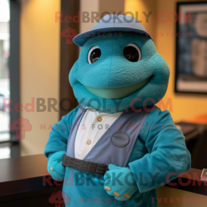 Turquoise Jambalaya mascot...