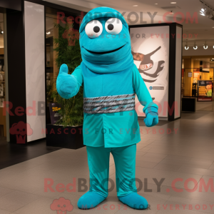 Turquoise Jambalaya mascot...