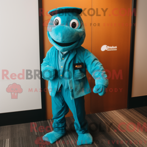 Turquoise Jambalaya mascot...