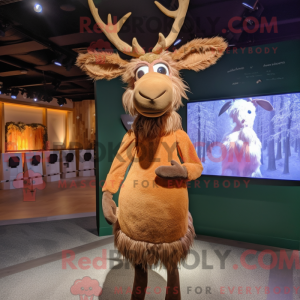 Máscara de Elk Irlandês Tan...
