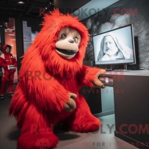 Costume de mascotte de yéti...