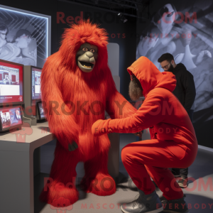 Costume de mascotte de yéti...
