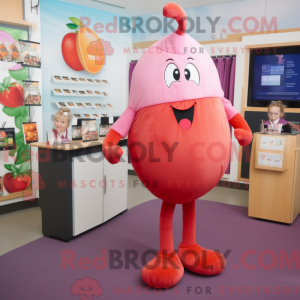 Peach Beet mascottekostuum...