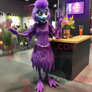 Disfraz de mascota Purple...