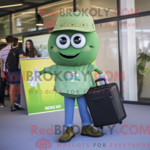 Olive Aglet mascottekostuum...