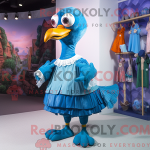 Máscara de pássaro Blue...
