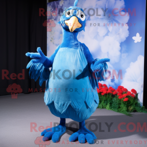 Máscara de pássaro Blue...