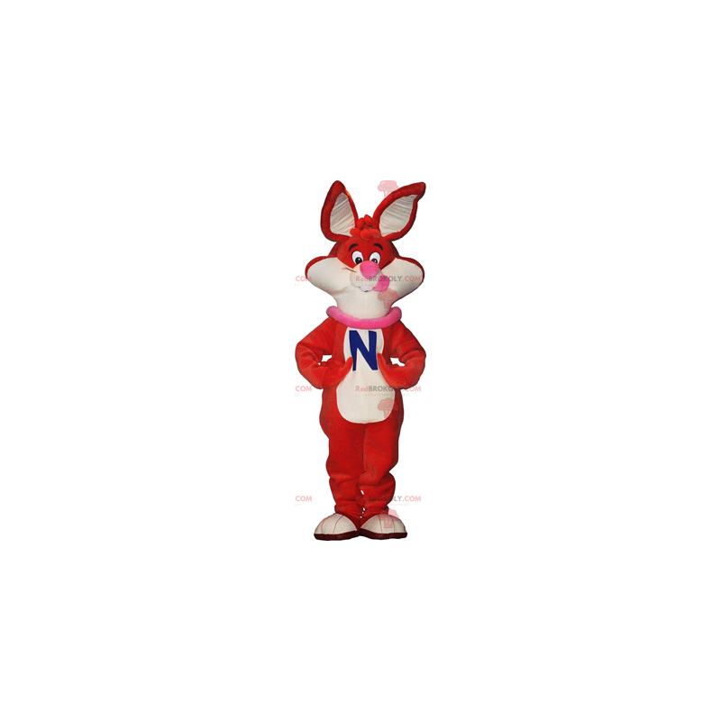 Orange Rabbit Mascot - Redbrokoly.com