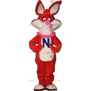 Mascotte di coniglio arancione - Redbrokoly.com