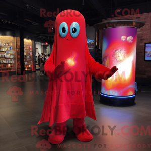 Red Ghost Maskottchen...