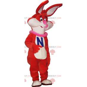 Orange kaninmaskot - Redbrokoly.com