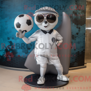 Silver Soccer Goal...