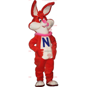 Mascotte di coniglio arancione - Redbrokoly.com