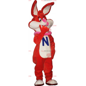 Orange Rabbit Mascot - Redbrokoly.com