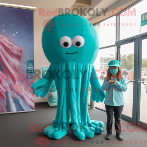 Postava maskota Teal...