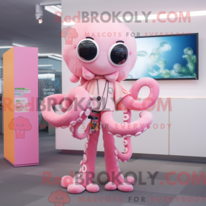 Máscara Rosa Octopus com...