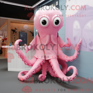 Máscara Rosa Octopus com...