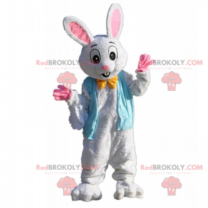 Kanin maskot med rosa ører - Redbrokoly.com