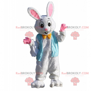 Rabbit mascot with pink ears - Redbrokoly.com