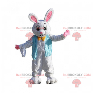 Mascotte di coniglio con orecchie rosa - Redbrokoly.com