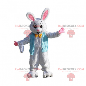 Rabbit mascot with pink ears - Redbrokoly.com