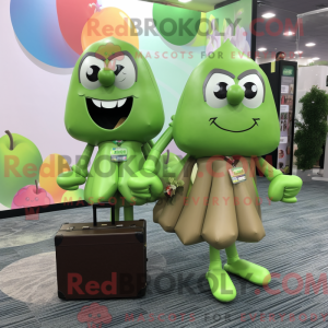Oliven Candy Box maskot...