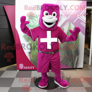 Postava maskota Magenta...