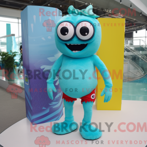 Costume mascotte de Cyclope...