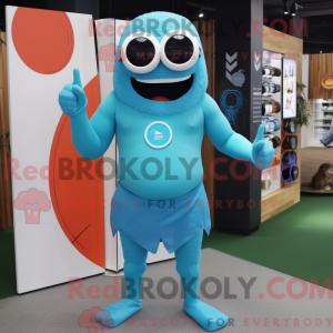 Cyan Cyclops máscara de...