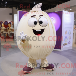 Cream Plum maskot kostume...