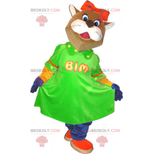 Madame Cat Maskottchen im Kleid - Redbrokoly.com