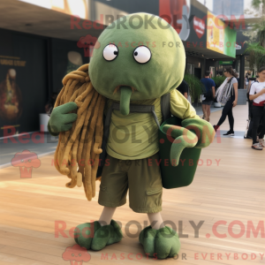 Máscara Olive Kraken com...