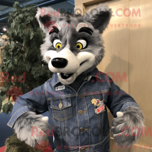 Gray Say Wolf mascot...