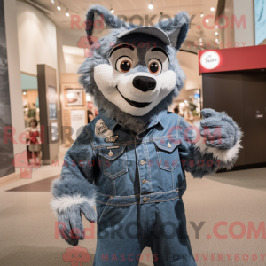 Gray Say Wolf mascot...