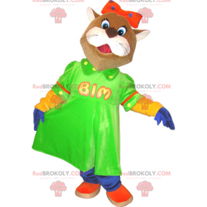 Madame Cat Maskottchen im Kleid - Redbrokoly.com