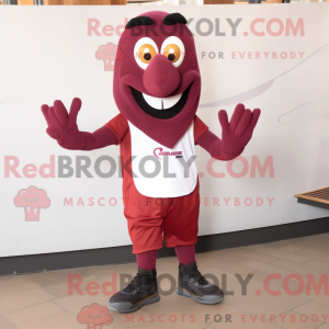 Personaggio mascotte Maroon...