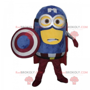 Mascota Minion - Capitán América - Redbrokoly.com