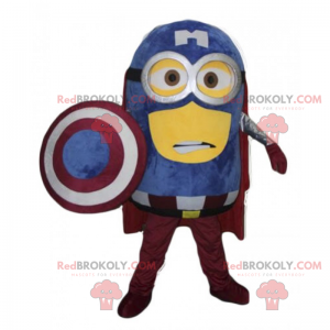 Minion Maskottchen - Captain America - Redbrokoly.com