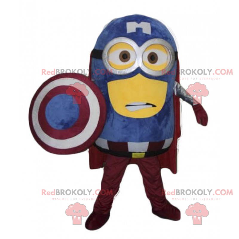 Maskot Minion - Captain America - Redbrokoly.com