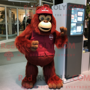 Personaggio mascotte Maroon...