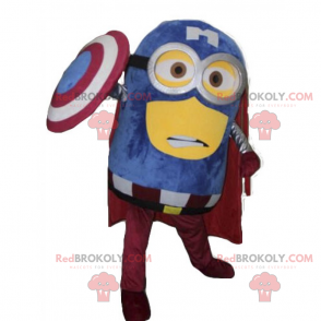 Mascota Minion - Capitán América - Redbrokoly.com