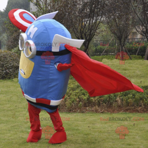 Minion Mascot - Capitão América - Redbrokoly.com