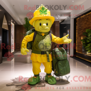 Yellow Four Leaf Clover...