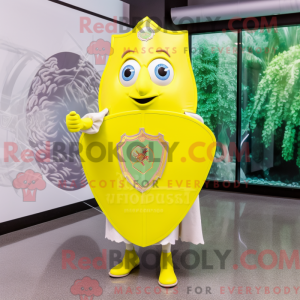 Lemon Yellow Celtic Shield...