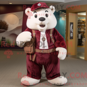 Disfraz de mascota Maroon...