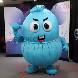 Sky Blue Grenade mascot...