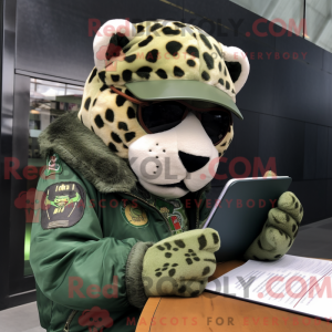 Figura de máscara de jaguar...